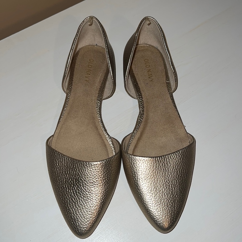 Old Navy Gold Flats